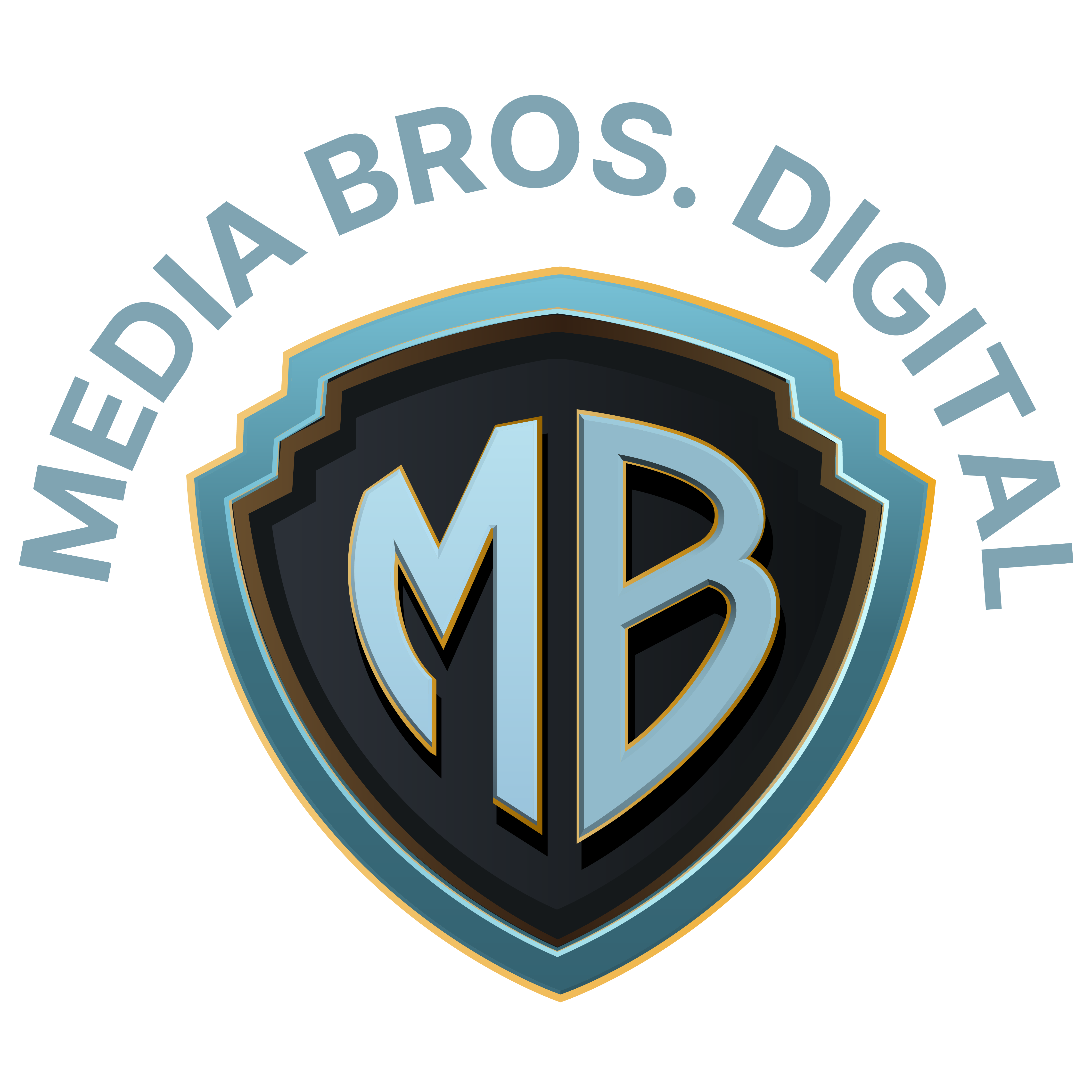 Media Bros. Digital shield logo